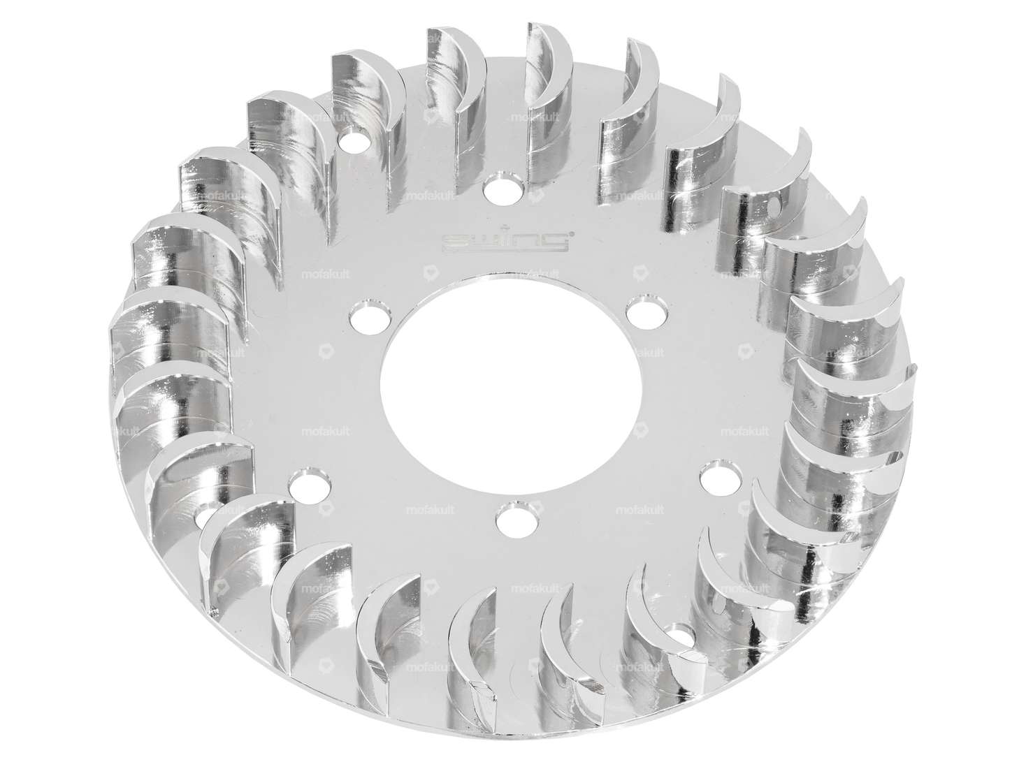 swiing® ingenious ventilateur alu chrome | Puch X30 Velux, Sachs 503, Belmondo (EVO, Bosch, Ducati) Carousel Image 1