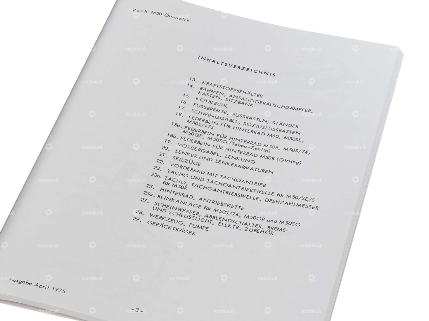 Spare parts catalog | Puch M50 (AT) Carousel Image 2