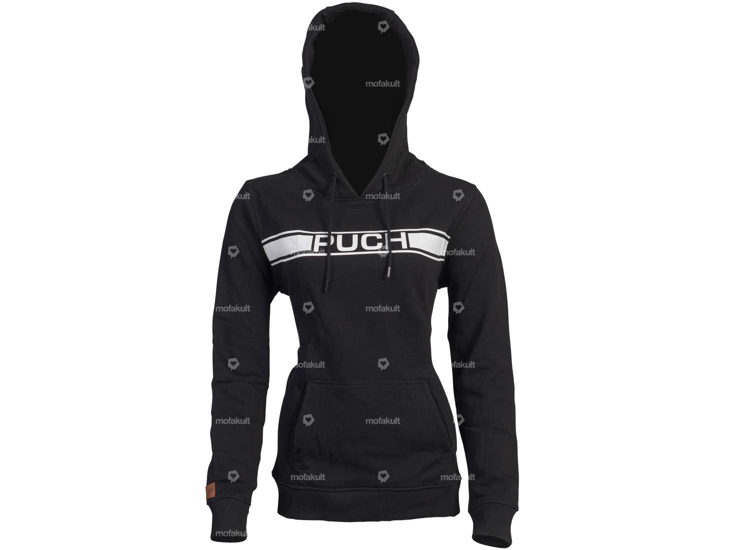 mk-Merch Hoodie "Puch" (XS/<L-XXL) Woman Black Carousel Image 2