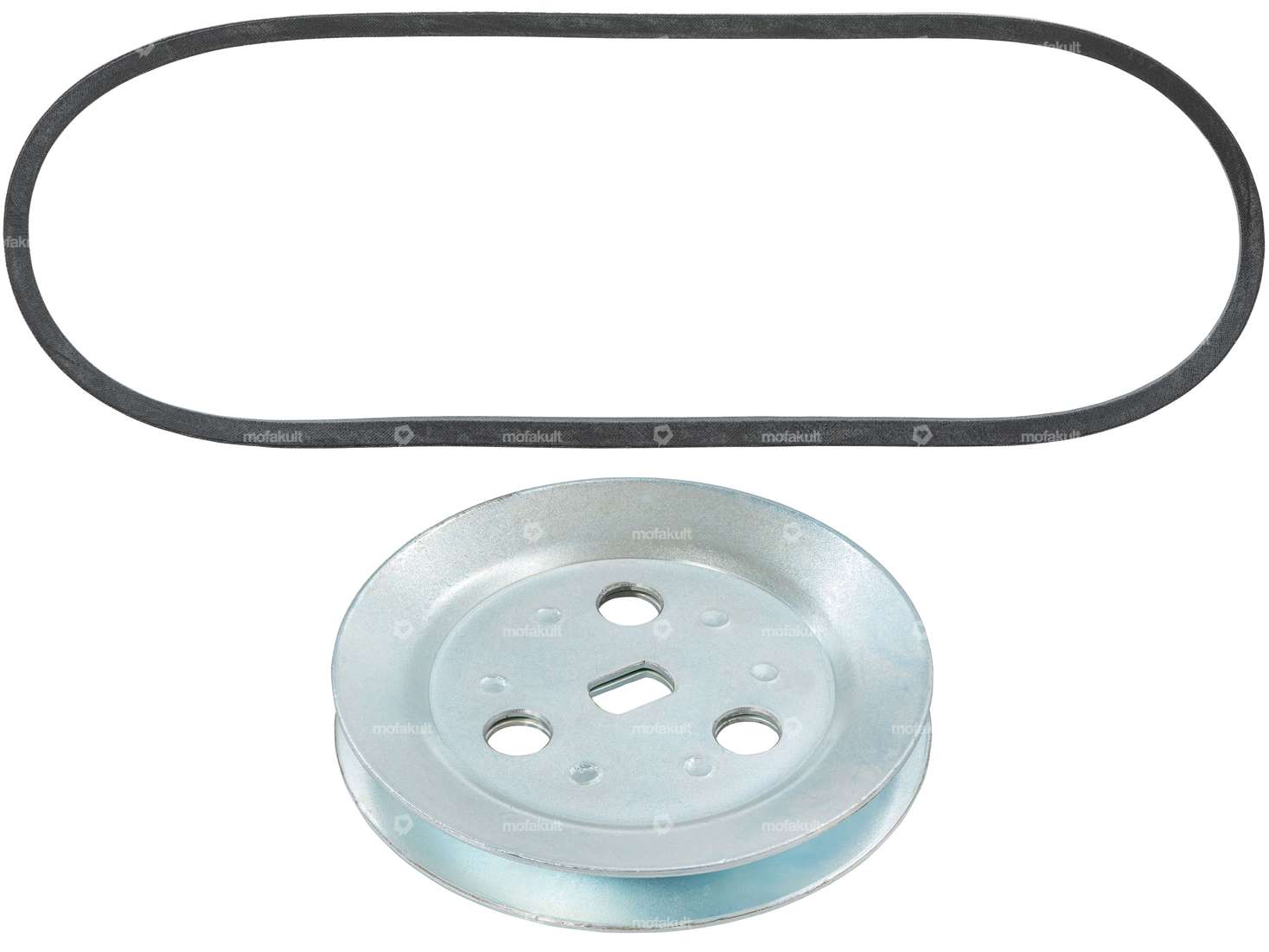 RMS Pully 94 mm V-belt 960 mm set | Piaggio Ciao Carousel Image 1