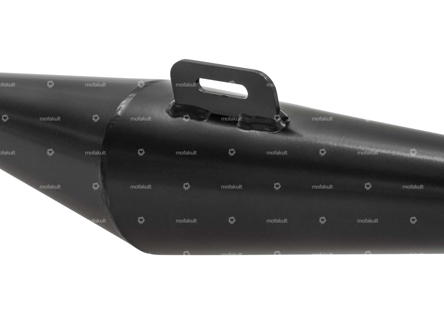 HOMOET Échappement P4 spécial (pièce centrale plus longue) noir | Puch Carousel Image 3