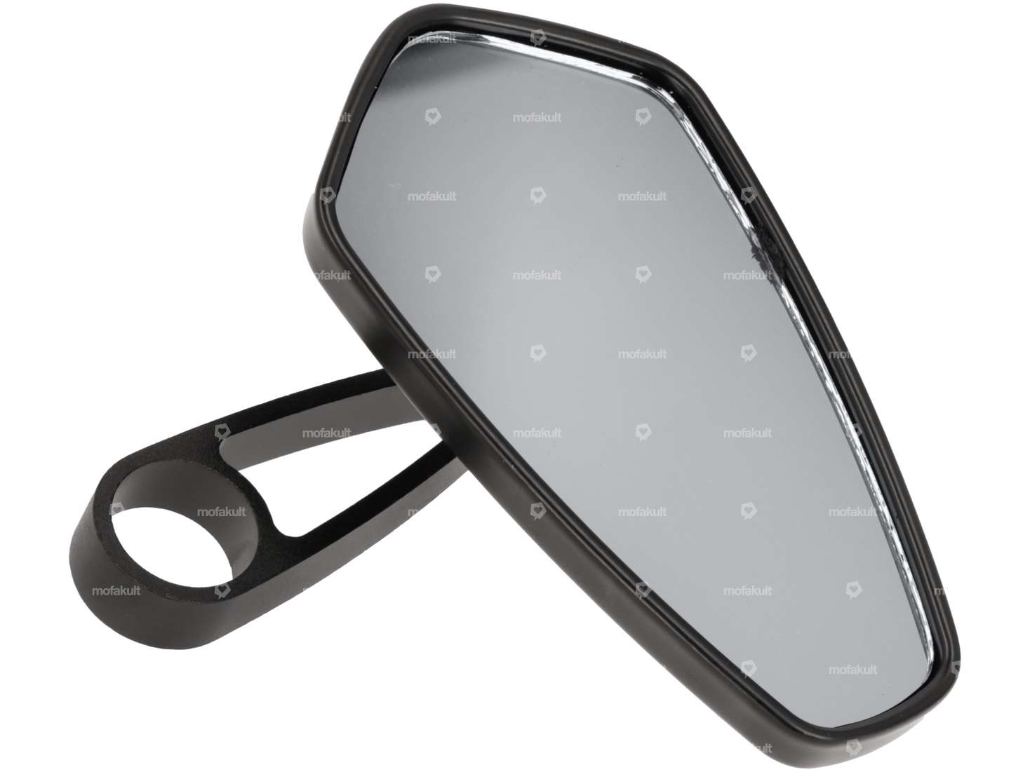 Rétroviseur CNC "Diamant", version enfichable, alu noir Carousel Image 3