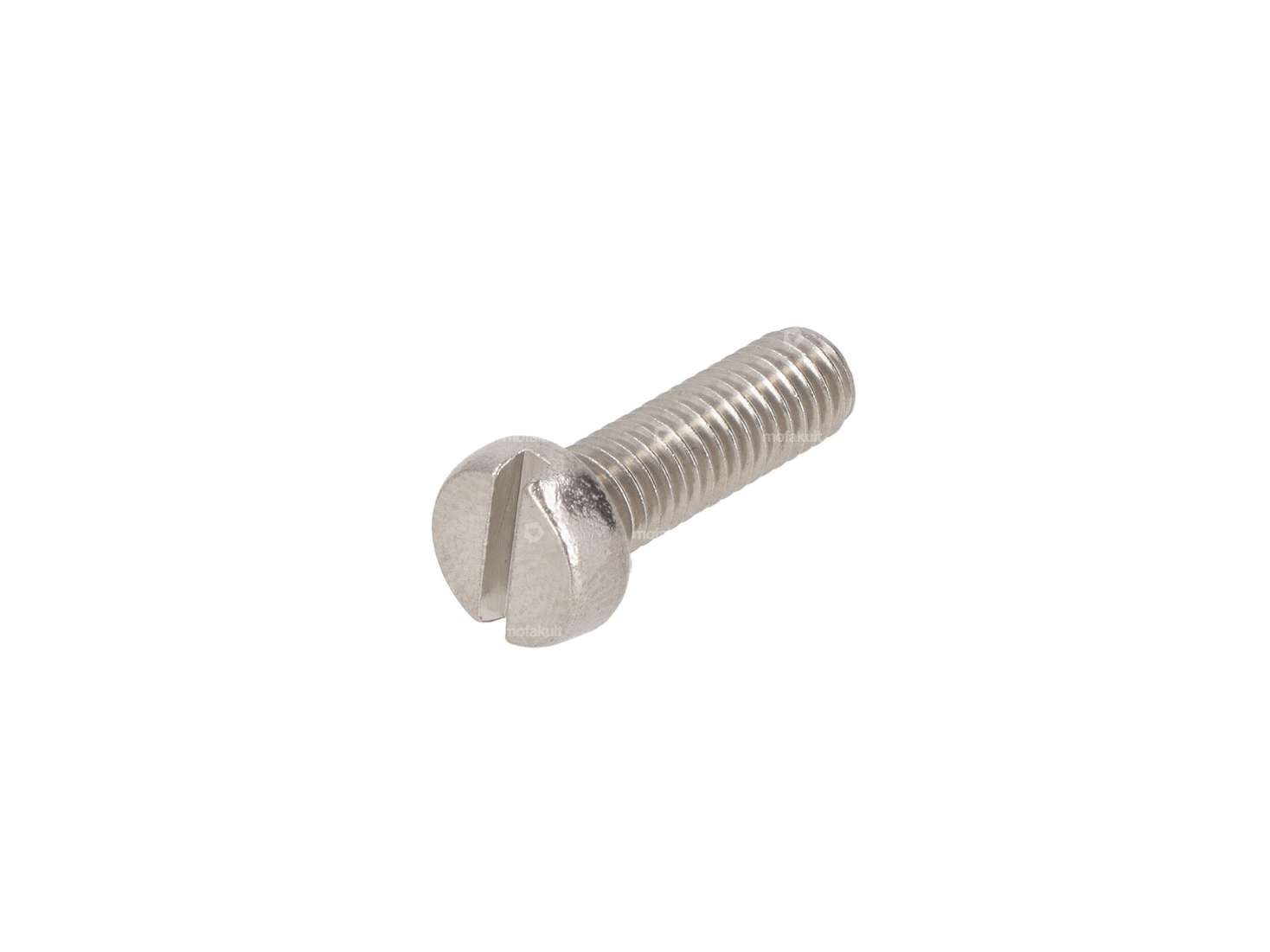 Vis M5x16 culasse basse fente inox Carousel Image 1