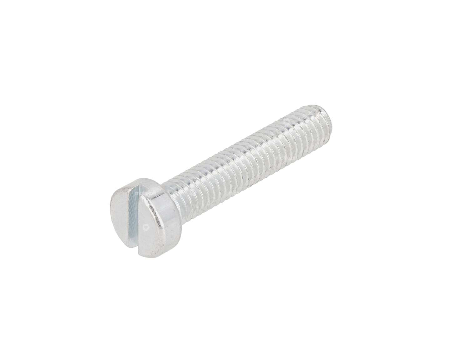 Screw M6x30 cylinder head slot galvanized Carousel Image 1