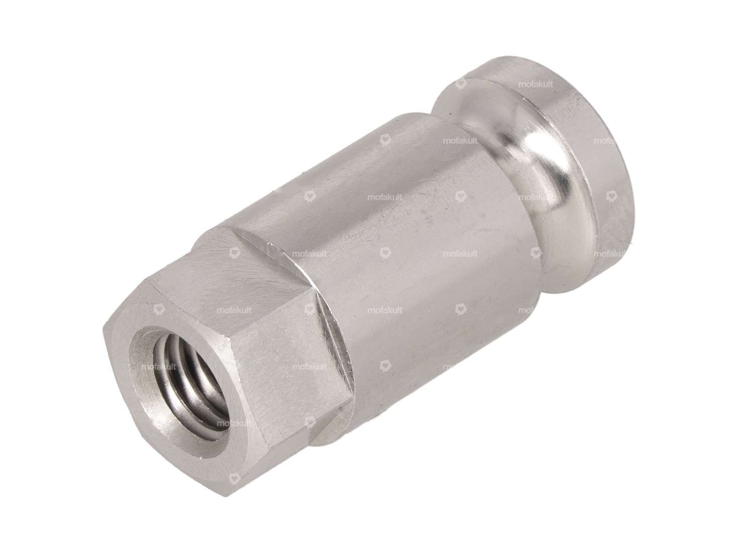 66HEROES Aufnahmezapfen M8 Nummernschildhalter seitlich Inox Carousel Image 1