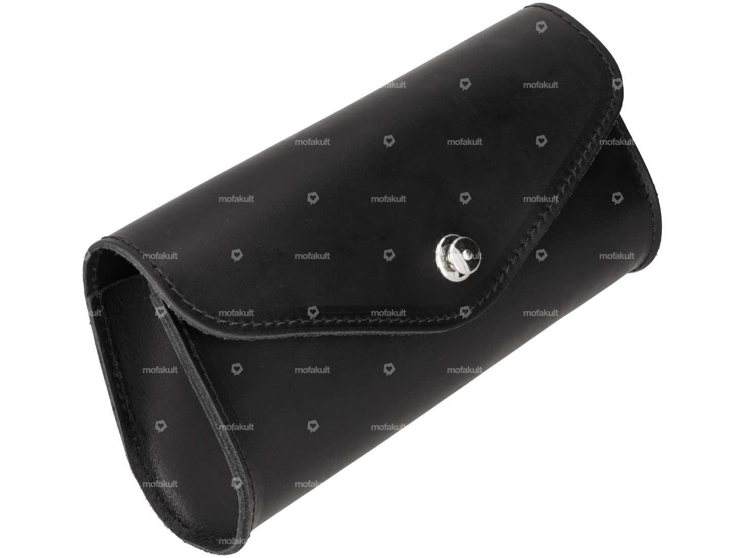 Satteltasche schwarz Echtleder Carousel Image 1