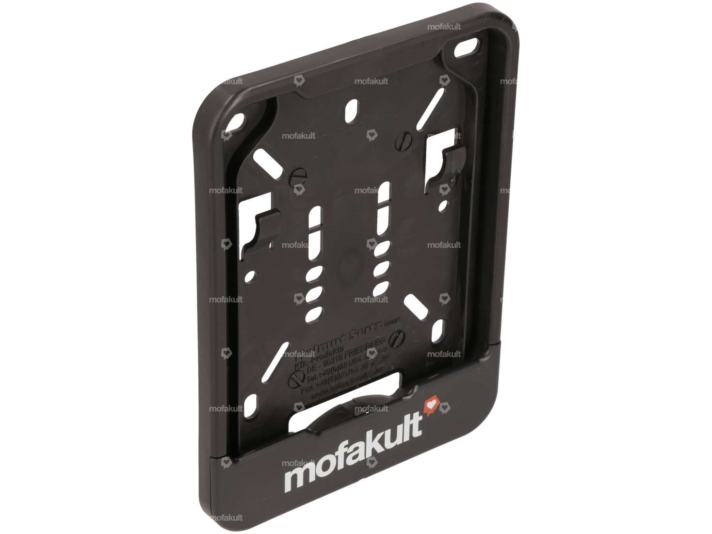 mk-Merch Support de plaque d'immatriculation "mofakult" plastique (version DE) Carousel Image 1