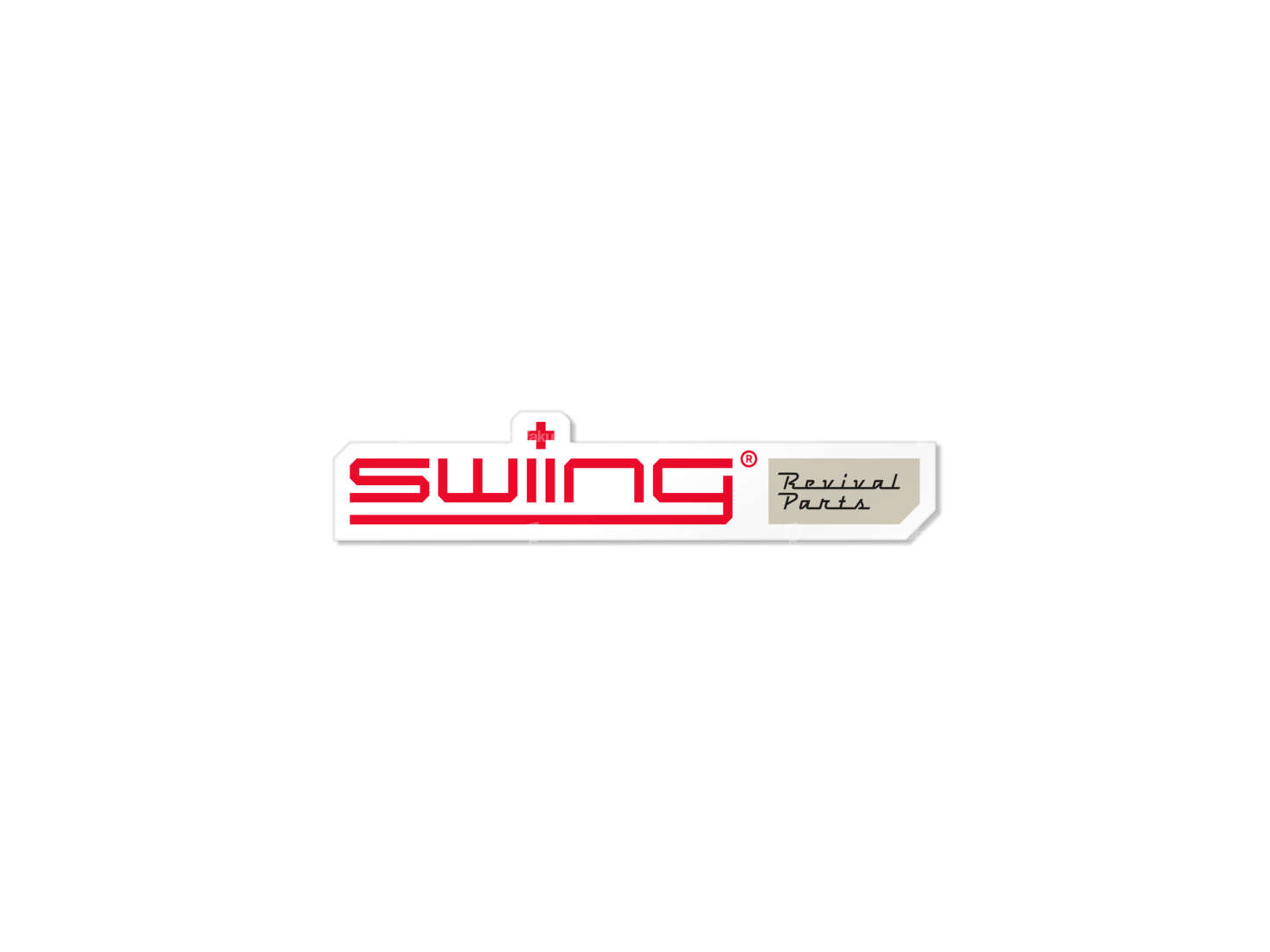 Autocollant "swiing® revival parts" 48 x 11 mm Carousel Image 1