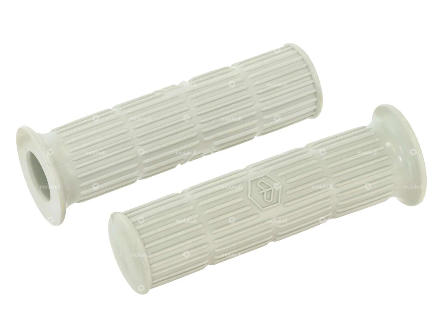 Poignées souples grises | Piaggio Ciao, SI, Bravo, Boxer Carousel Image 1