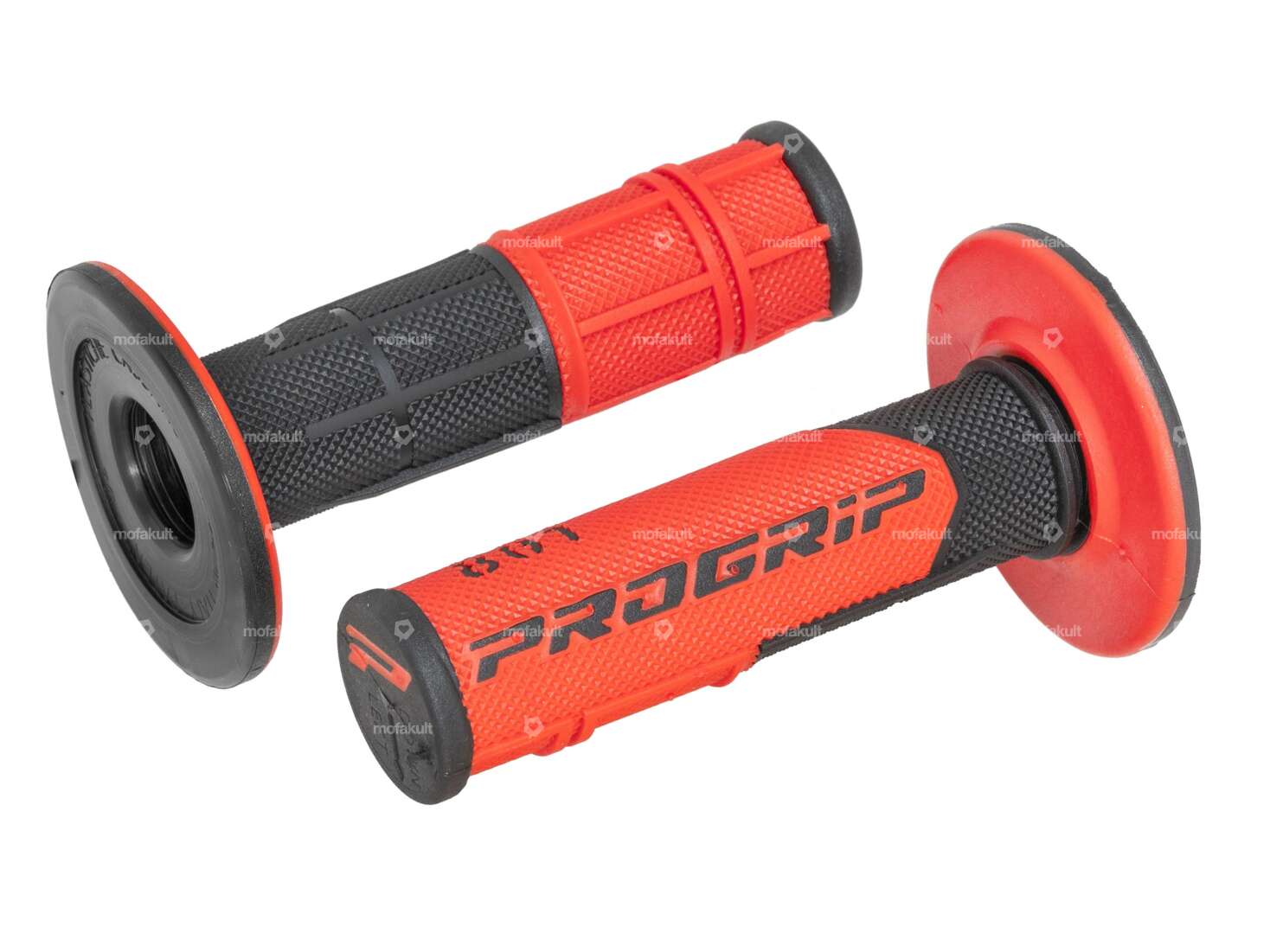 Poignées ProGrip 801 rouge / noir (Off Road) Carousel Image 1