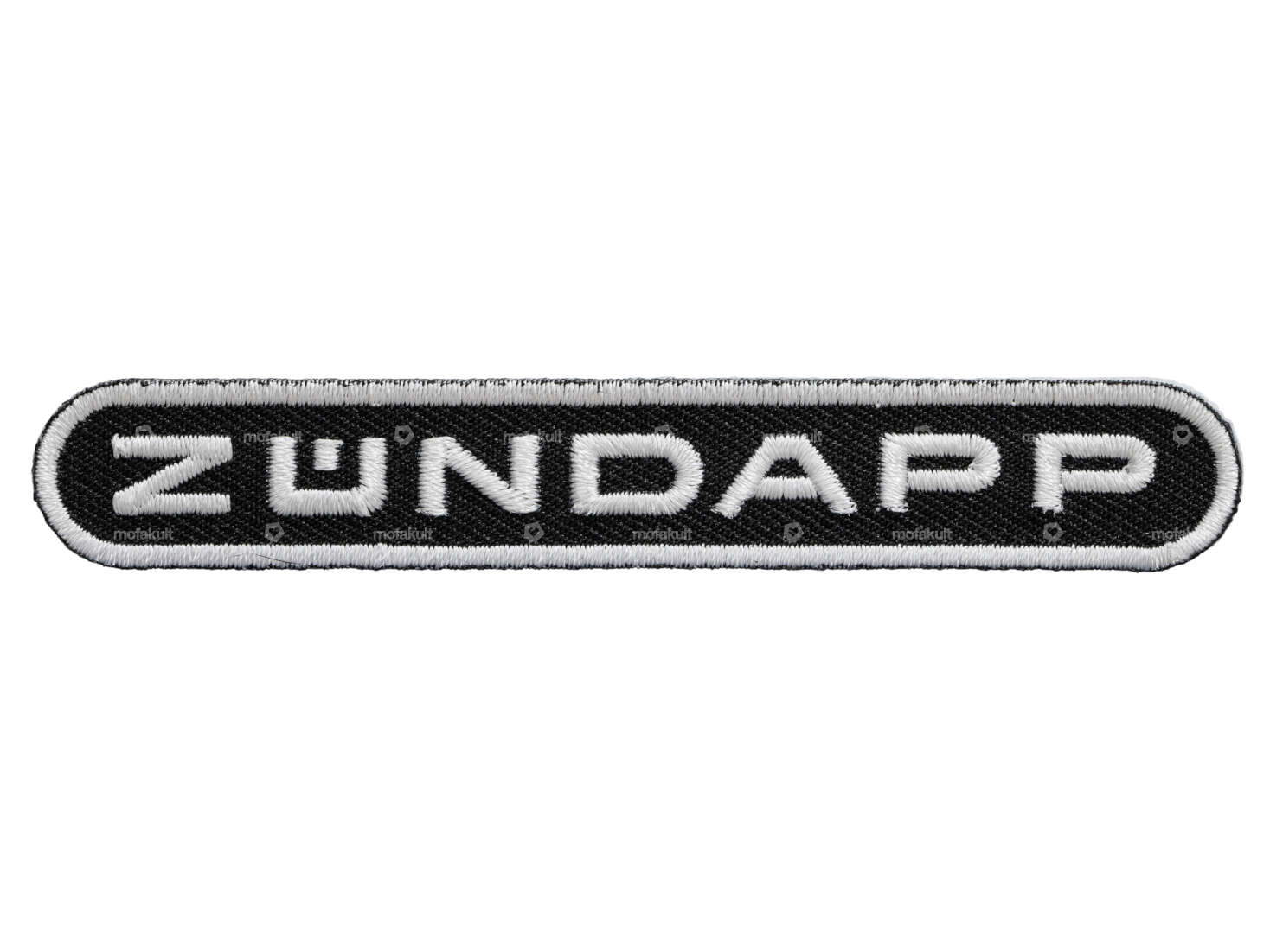 mk-Merch Aufnäher «Zündapp» 100 x 15 mm schwarz Carousel Image 1