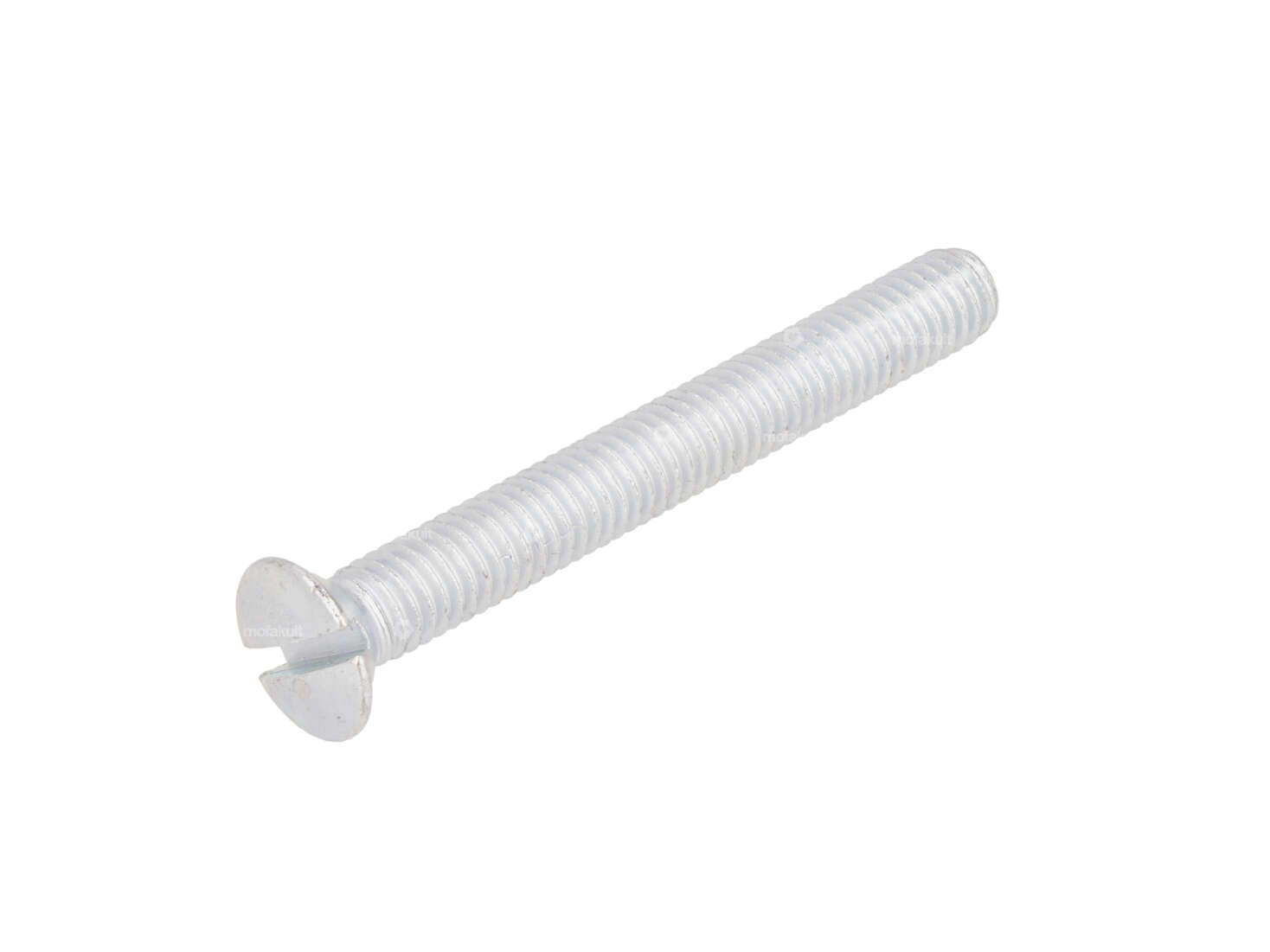 M6x50 Pan-Head Slotted Screw, Zinc-Plated Carousel Image 1