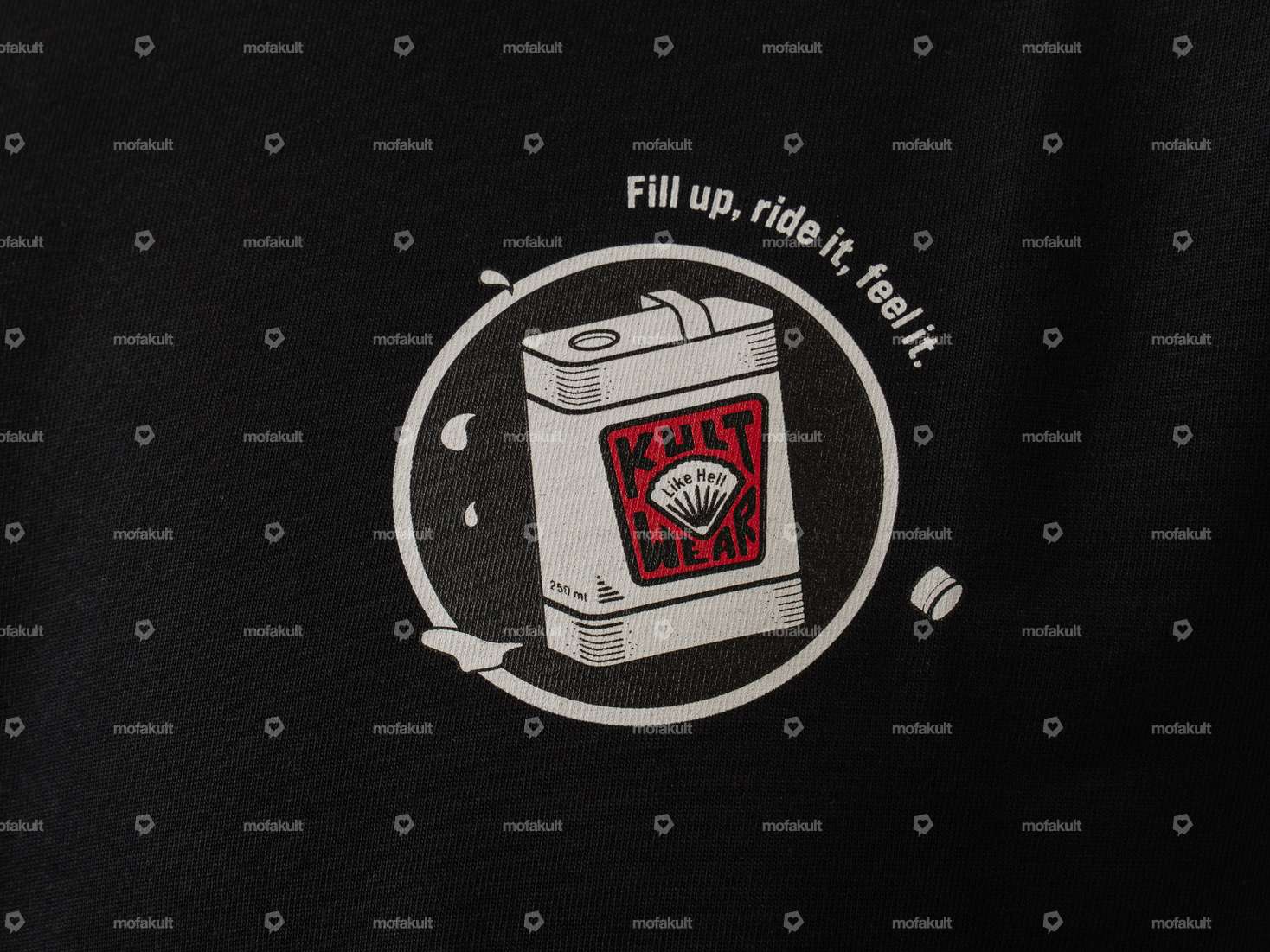 T-shirt Kultwear "bidon" oversize Carousel Image 3