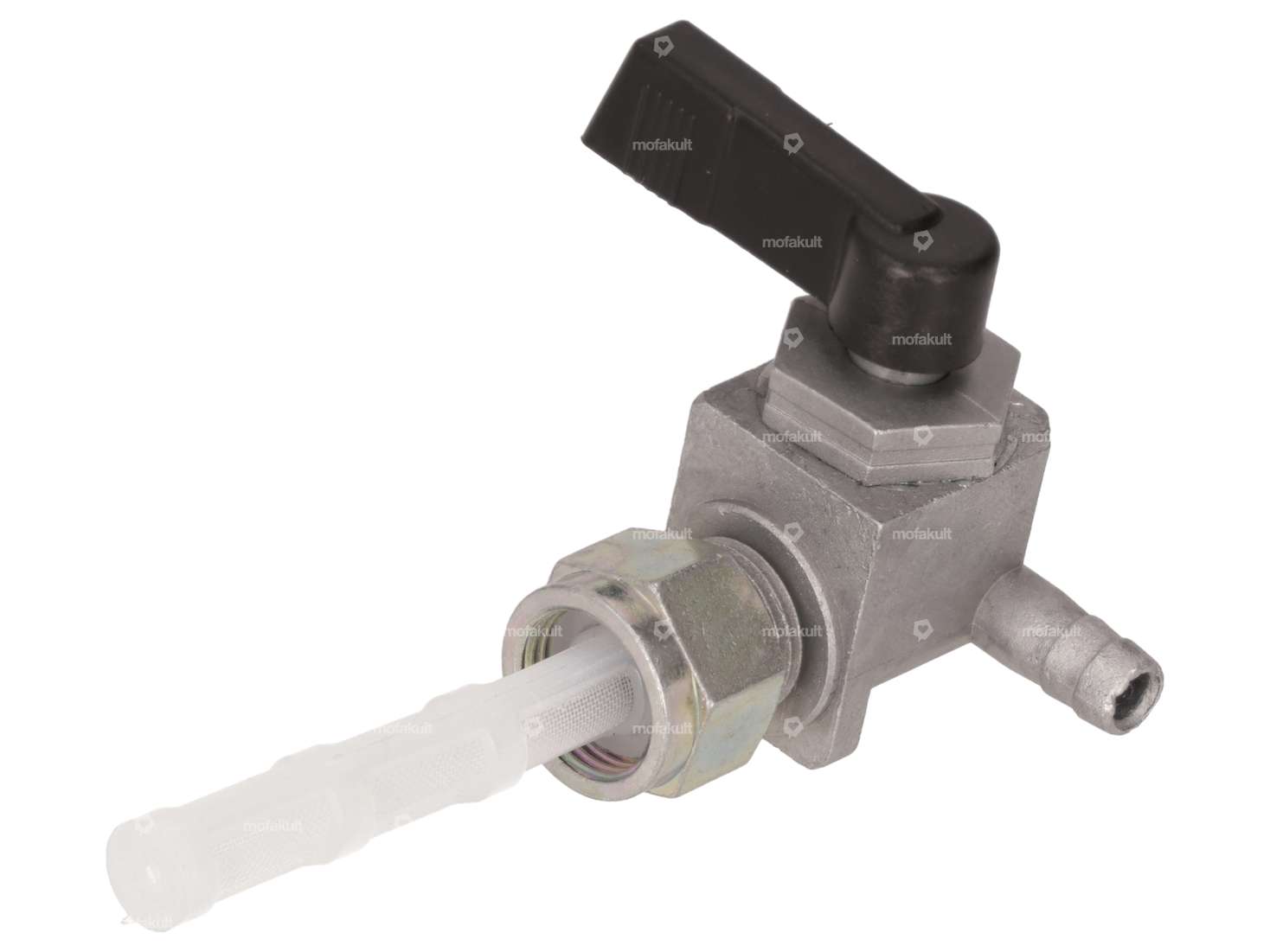 OMG robinet d'essence vertical M12x1 (avec écrou) sortant à gauche Carousel Image 2