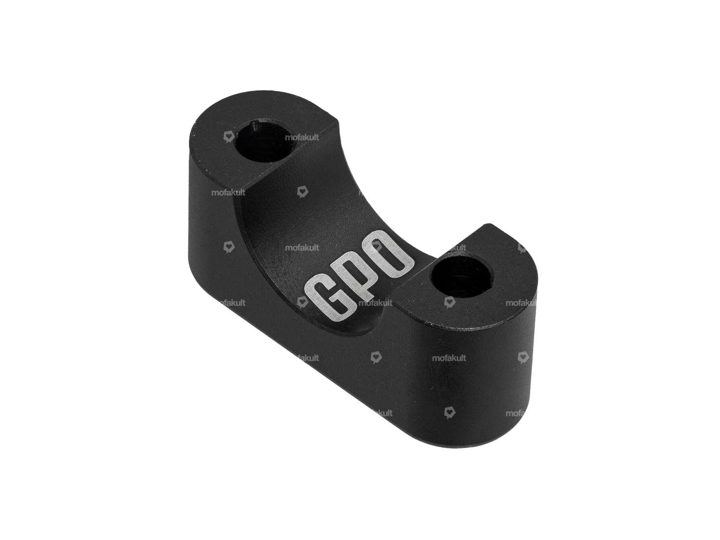 GPO clamping bridge EBR cast fork plate aluminum black Carousel Image 2