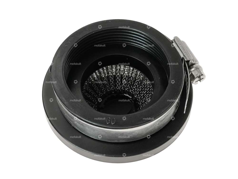 66HEROES Filtre à air champignon grille noire Dell'Orto SHA (Ø=60 mm) Carousel Image 2