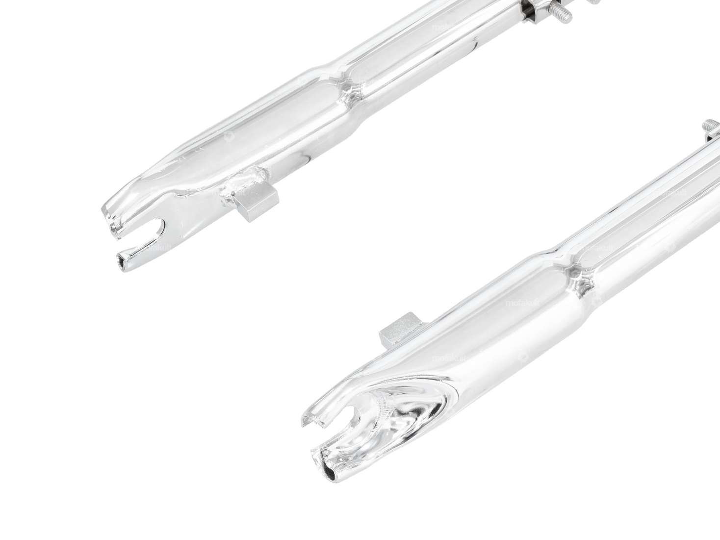 EBR fourche inversée renforcée chrome | Peugeot 103 SP, SPX Carousel Image 4