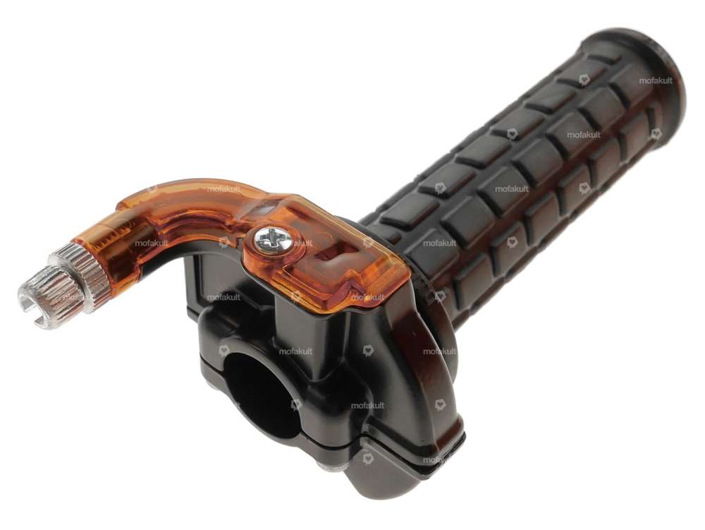Lusito throttle twist grip short throttle black / orange Carousel Image 2