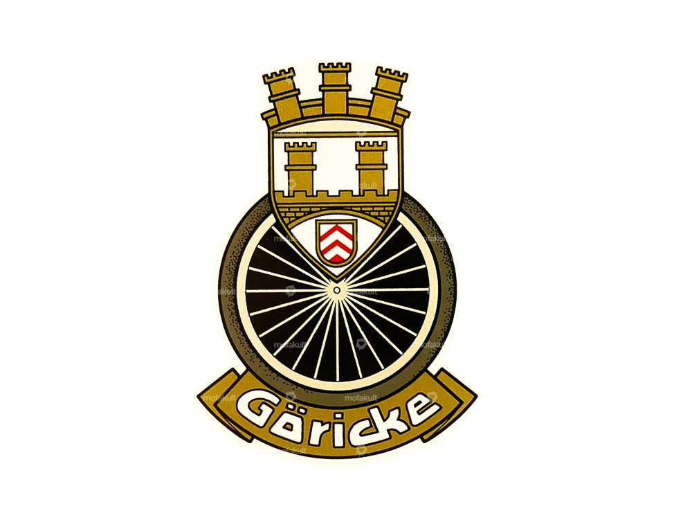 Göricke Wappen Wasserabziehbild schwarz Carousel Image 1