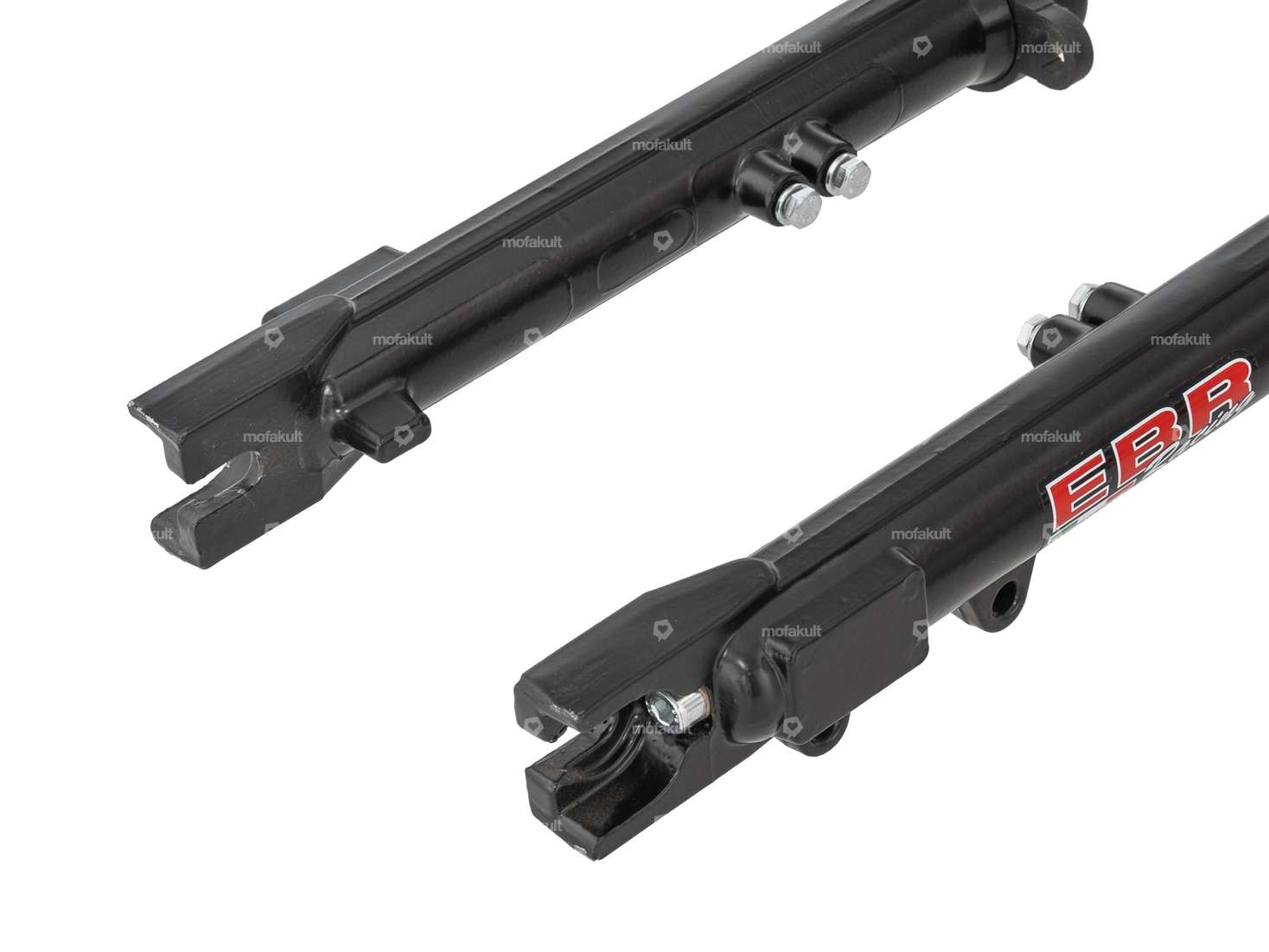 EBR telescopic fork hydraulic extended black (with tabs for disc brake) | Puch Carousel Image 4