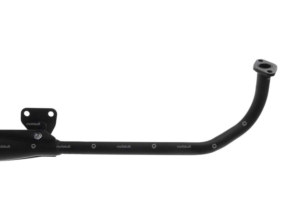 Echappement 22 mm sortie droite noir | Tomos A3 Carousel Image 2