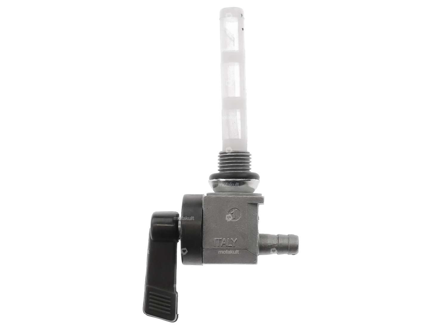OMG Benzinhahn senkrecht M10x1 beschriftet (zum einschrauben) nach hinten abgehend Carousel Image 1