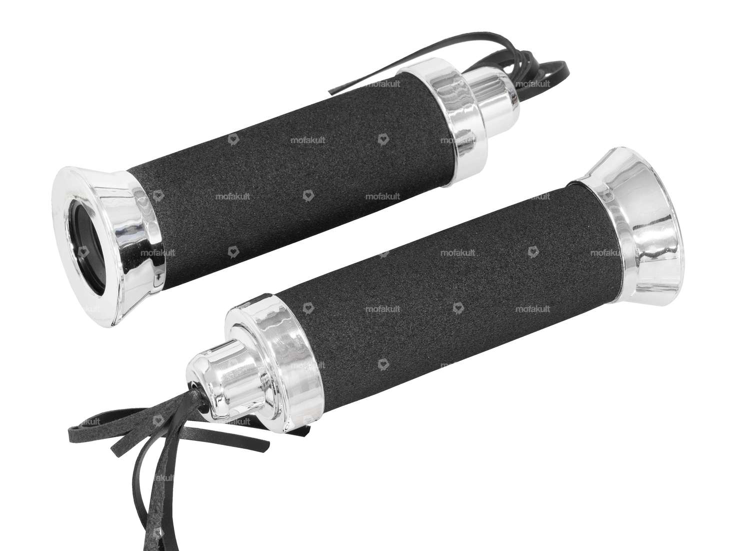 Foam handles with black fringes Carousel Image 1