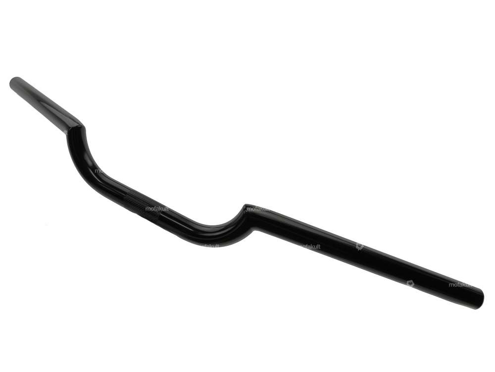 Guidon plaque de fourche 7cm Racing noir Carousel Image 2