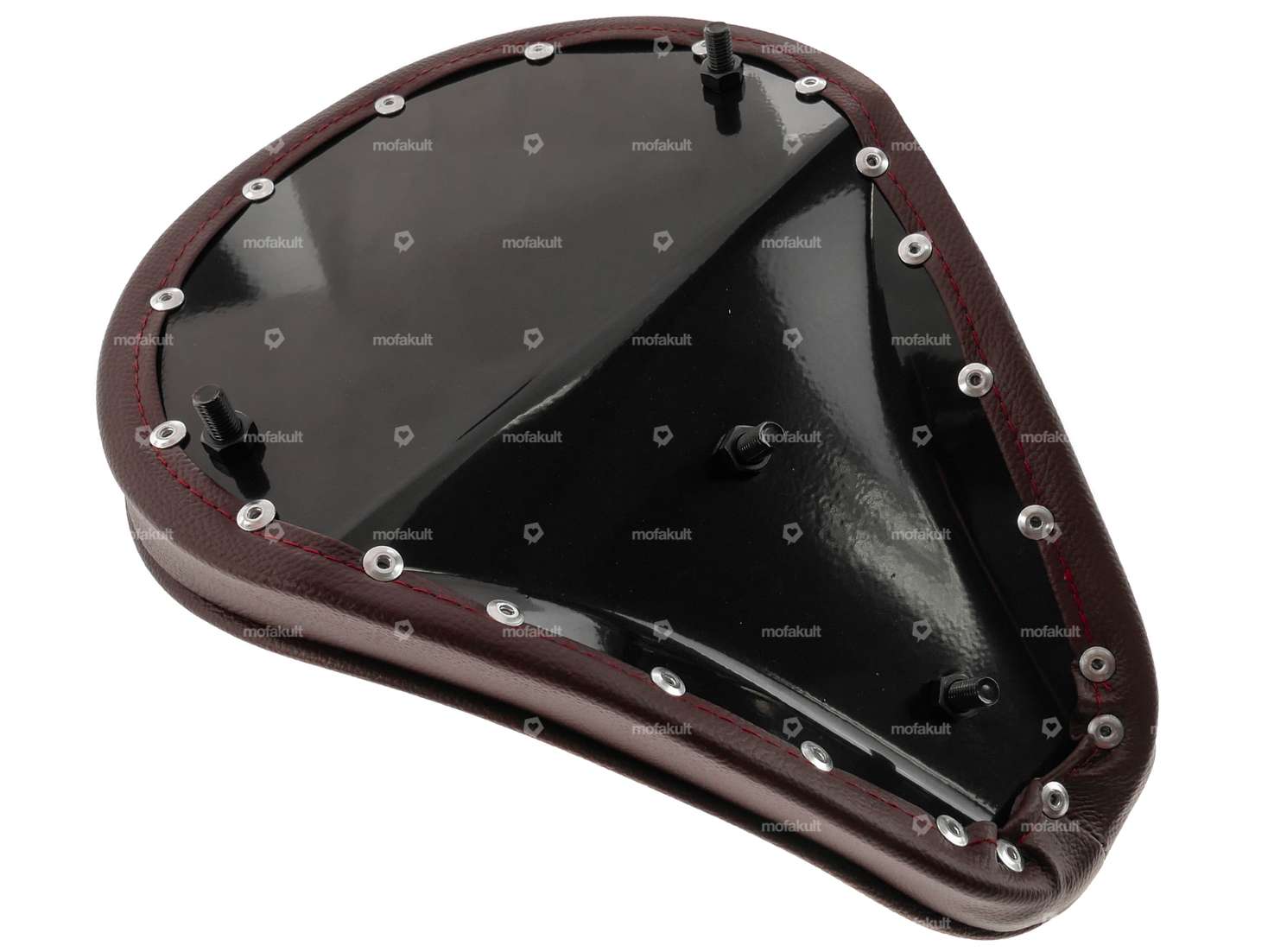 Sattel «Tuck & Roll» uni braun Carousel Image 6