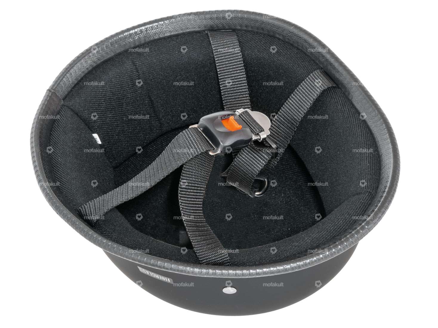 Topfhelm «Military» schwarz matt Carousel Image 3