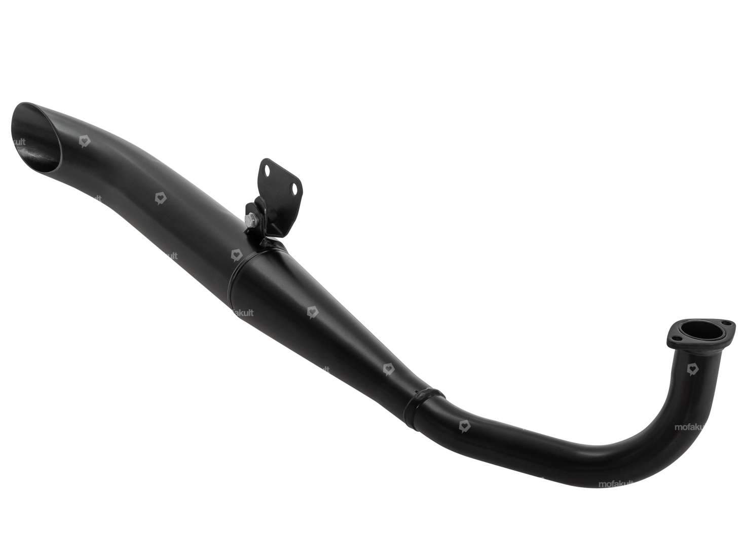 Exhaust sidepipe 28 mm black | Tomos A3, A35 Carousel Image 2
