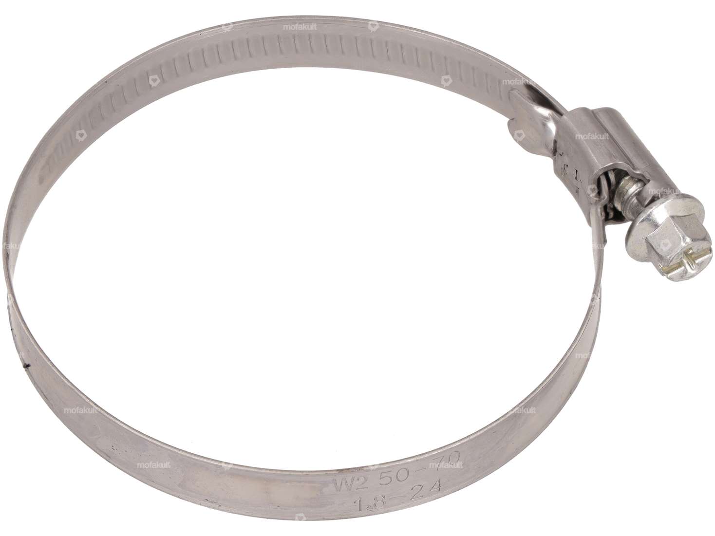 GEMI Collier de serrage à visser 50 - 70 mm W2 galvanisé Carousel Image 1