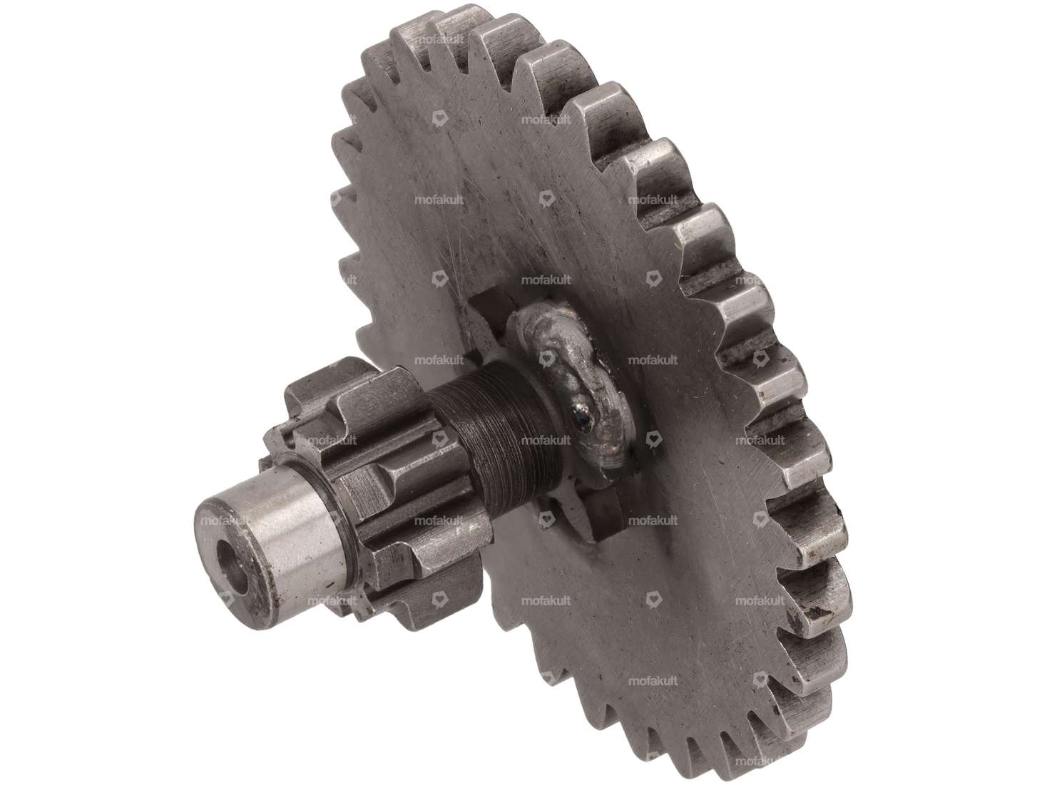 Arbre intermédiaire de démarrage 8/30 dents Kickstarter NOS | Puch Maxi Plus, Magnum X Carousel Image 1