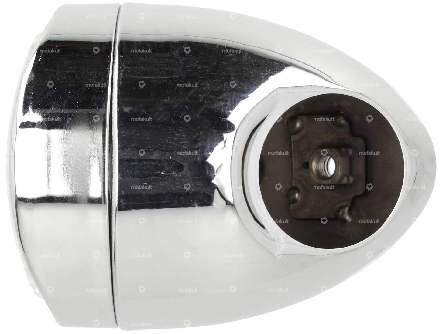 Lampe à œufs Ø 103 mm (fixation centrale) Chrome Carousel Image 2