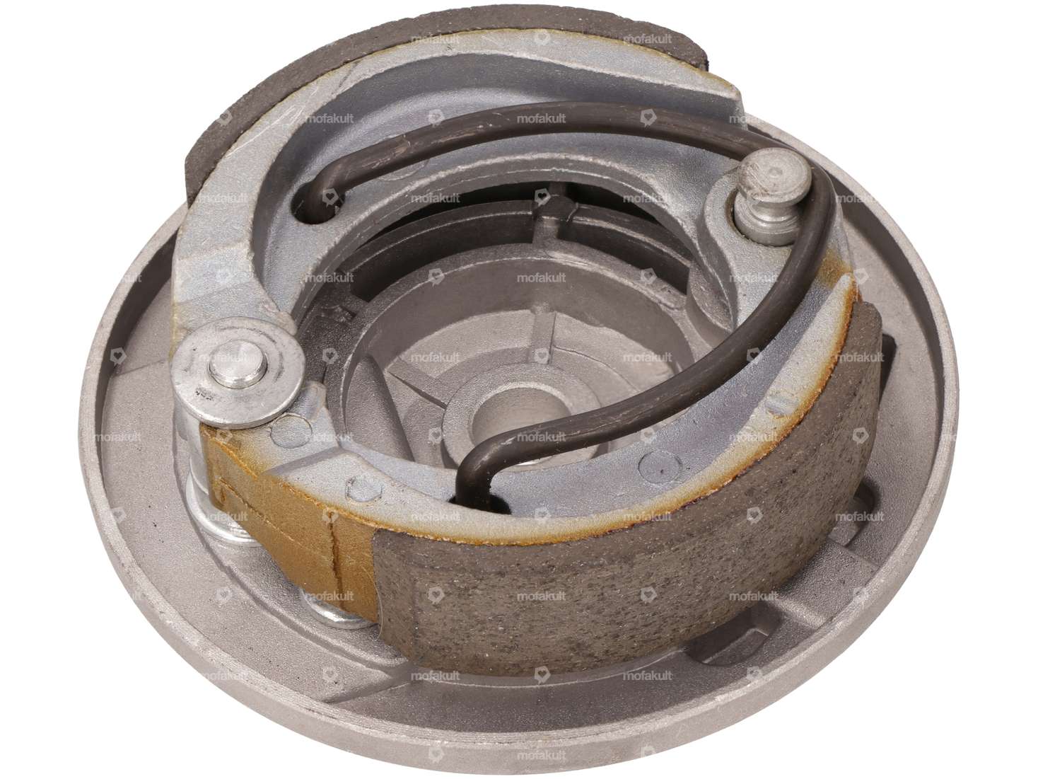 Roue avant 17" en fonte noire avec plaque d'ancrage de frein Carousel Image 4