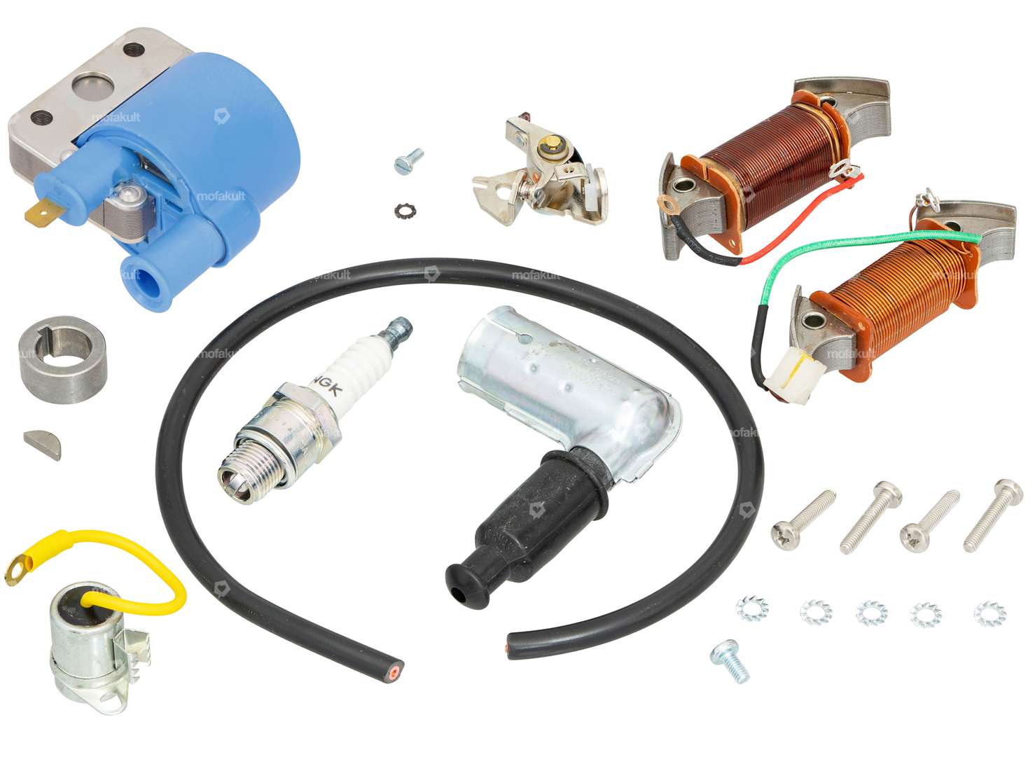 Revision-Set Unterbrecher Zündung gross | Piaggio Ciao, SI, Bravo, Boxer Carousel Image 1