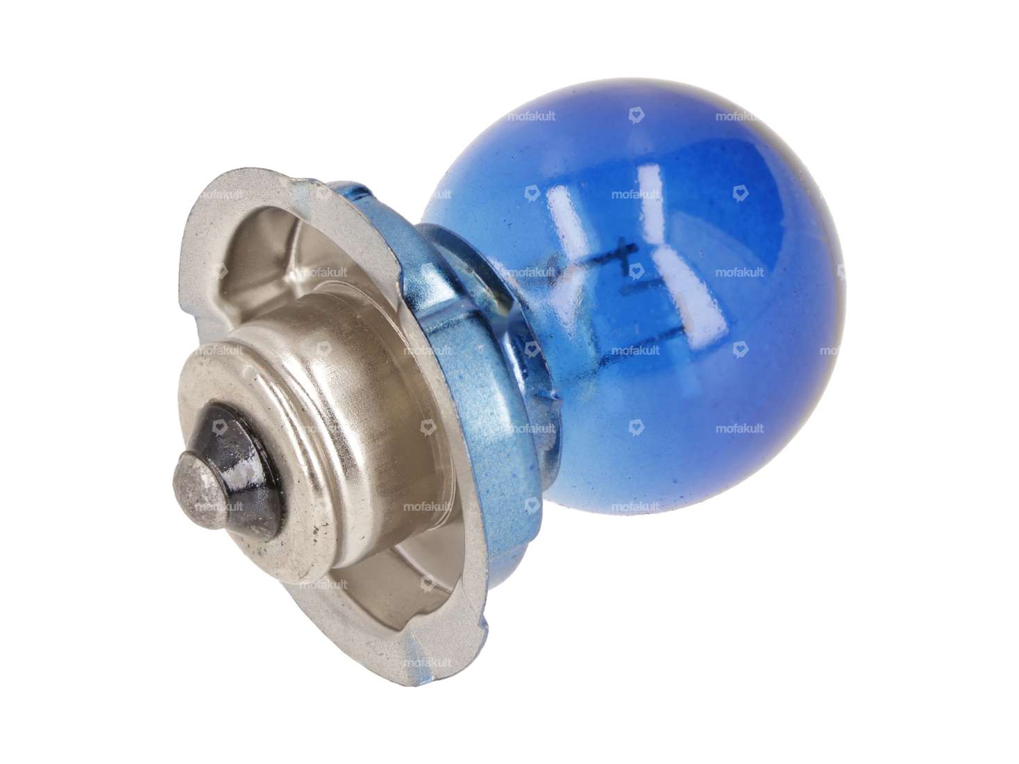 GPO bulb 12V - 15W (P26s) with collar, blue 1-filament Carousel Image 1