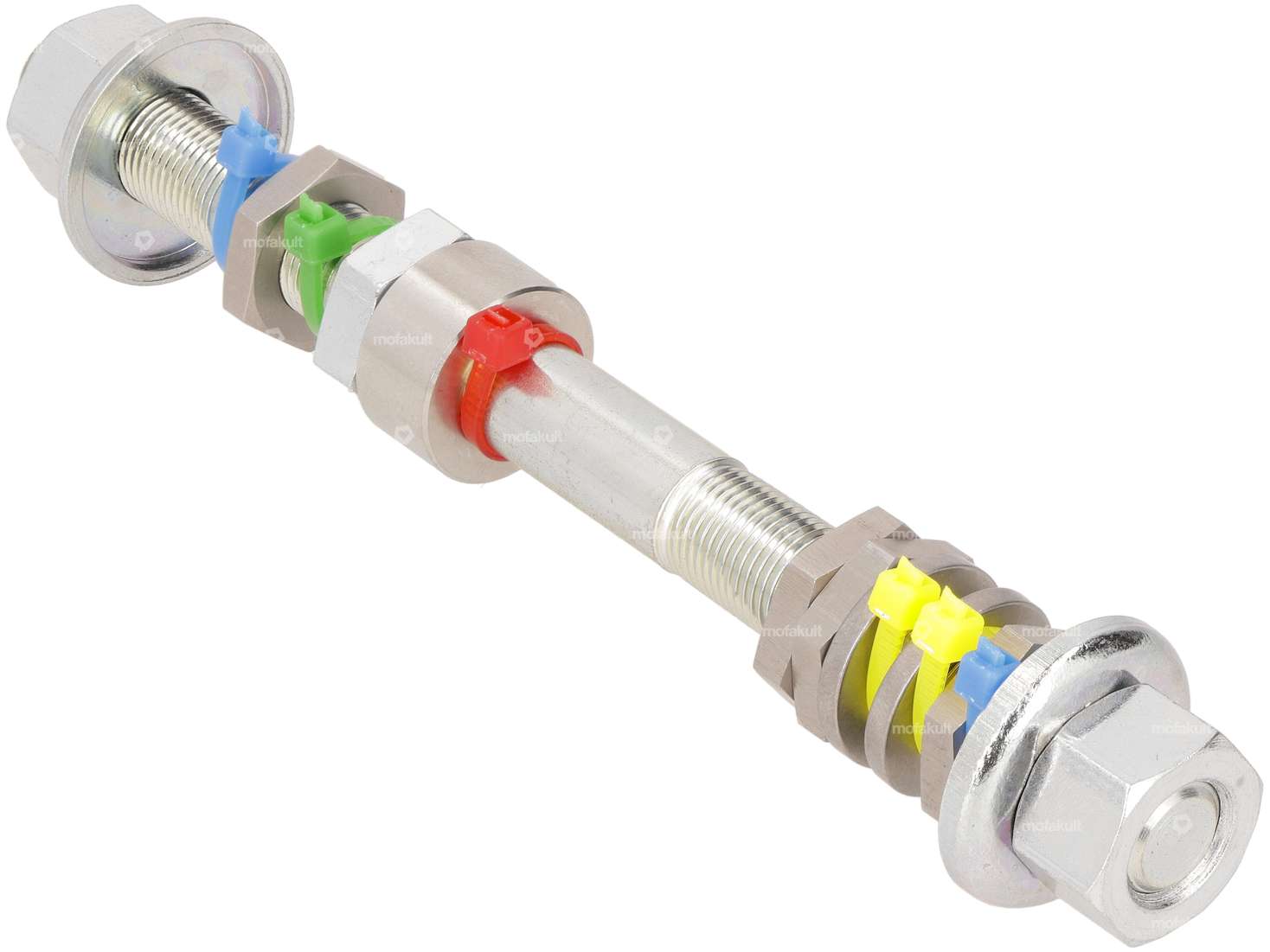 swiing® ingenious wheel axle to bearing conversion kit spoked wheel | Piaggio Ciao Carousel Image 2