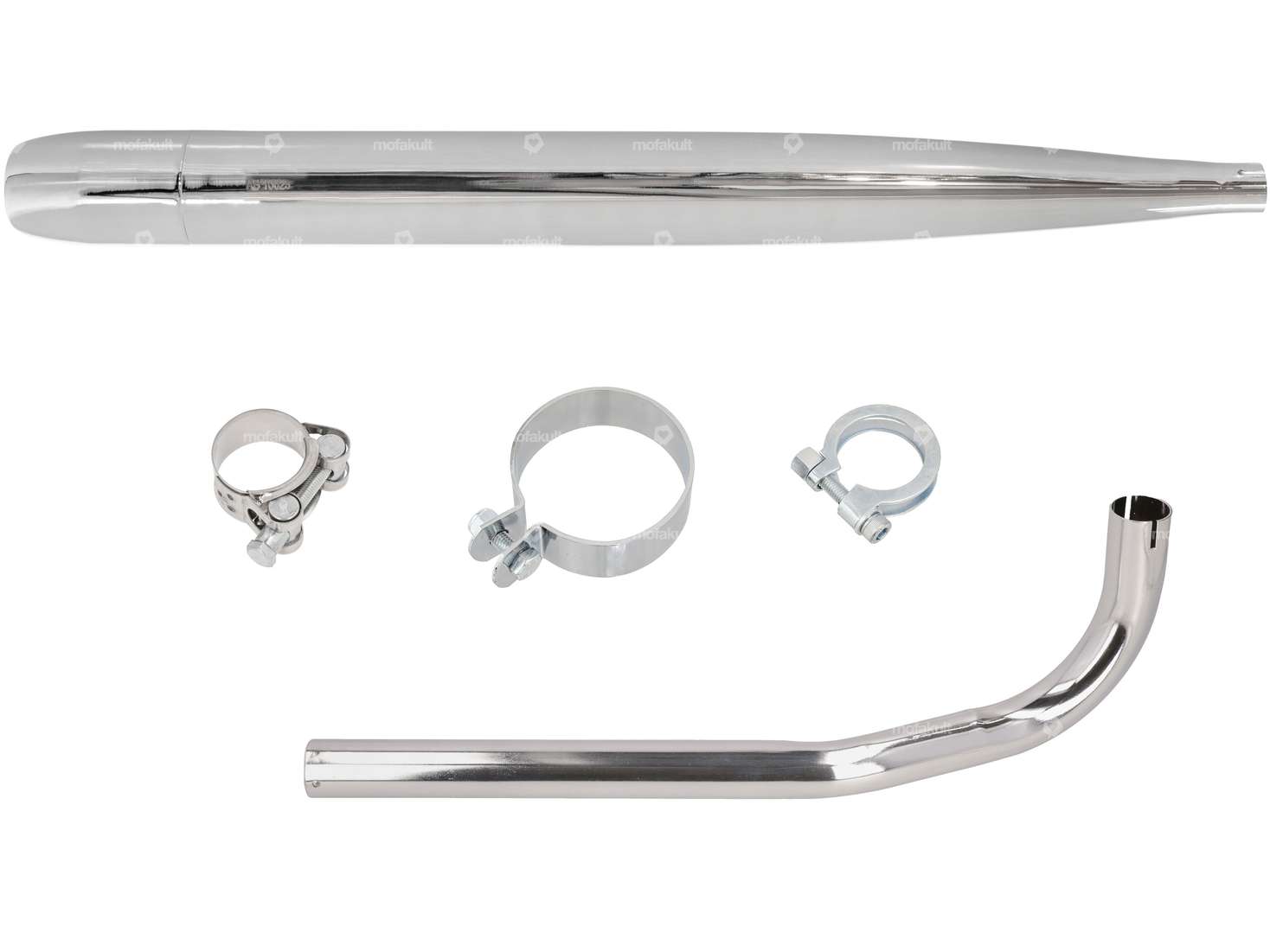 swiing® ingenious resonance exhaust set Ø 28 / 70 mm camouflaged | Sachs 503 Carousel Image 1