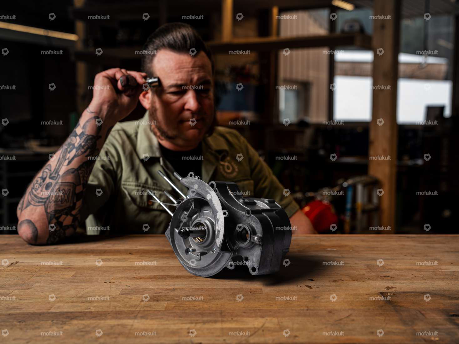 Siggnature revision fuselage engine (without ignition) | Puch EX30 (Z50) Carousel Image 1