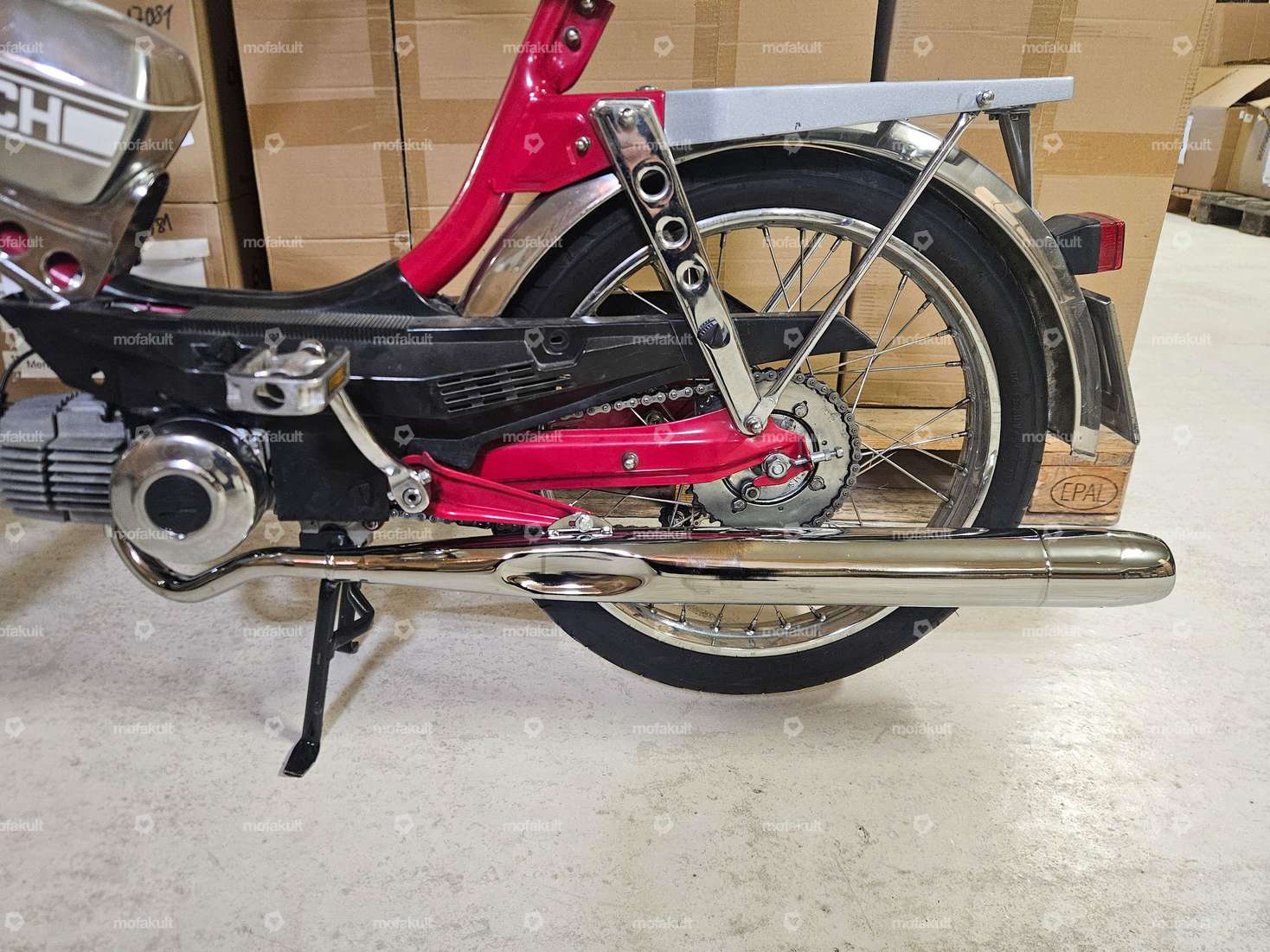 swiing® ingenious resonance exhaust "TT" Ø 28 / 70 mm | Puch X30 Sport NS / NL Carousel Image 6