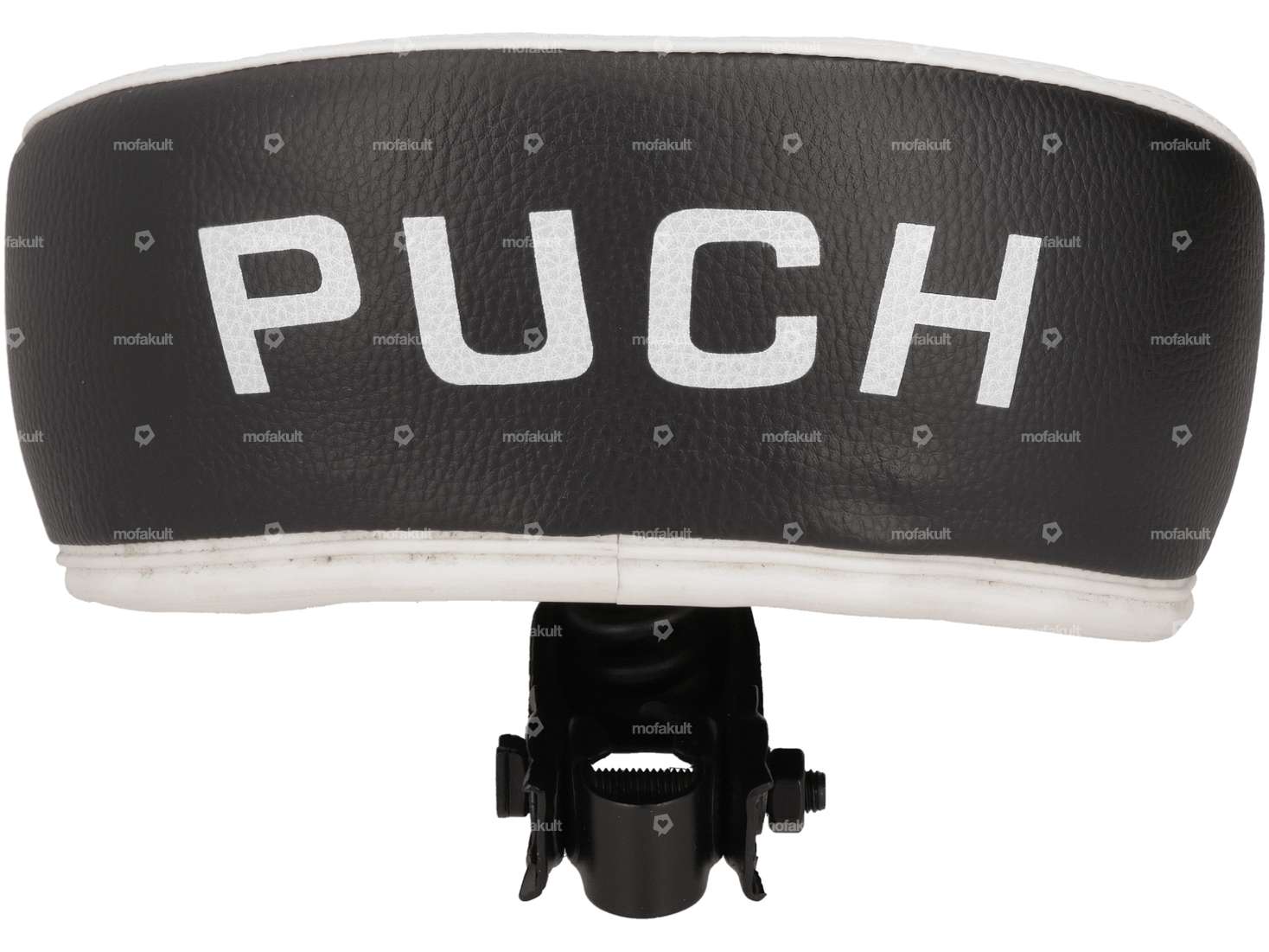 Selle "PUCH" noir - blanc Carousel Image 3