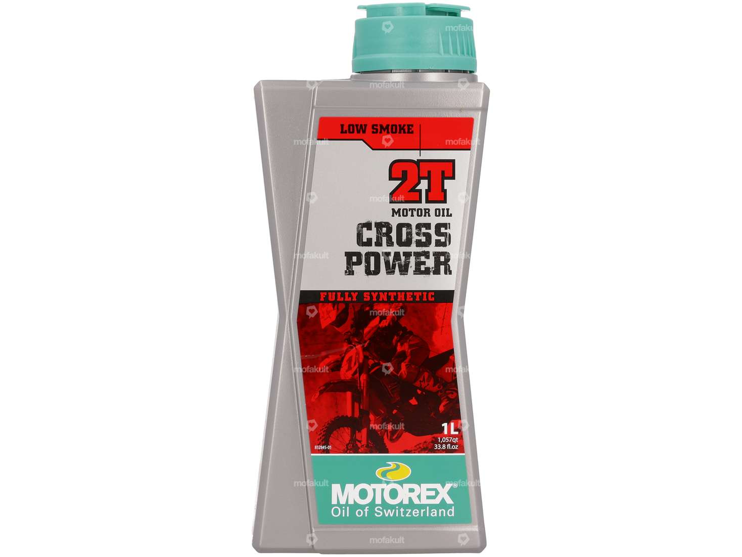 Huile pour moteurs 2 temps Motorex «CROSS POWER 2T» entièrement synthétique, 1 L Carousel Image 1