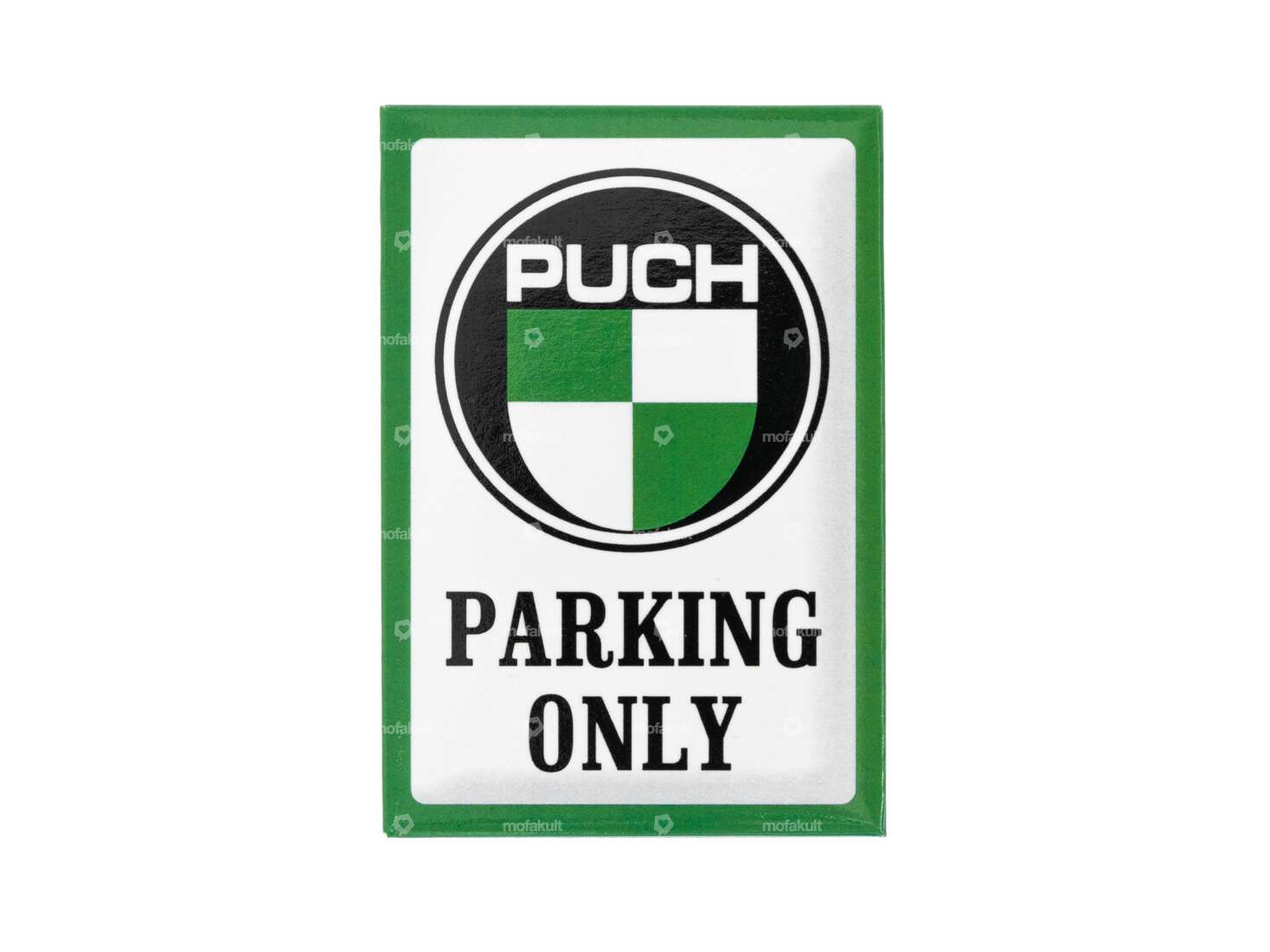 Aimant "Puch parking only" 7.6 x 5.3 cm Carousel Image 1