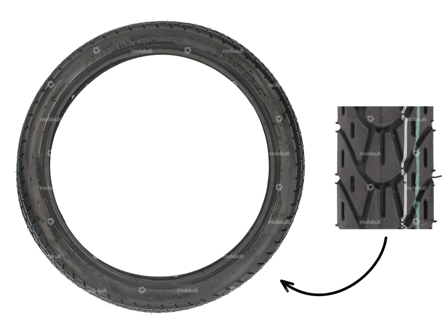 VeeRubber 2.25 x 17" Reifen VRM126 (V126) Allround Carousel Image 1