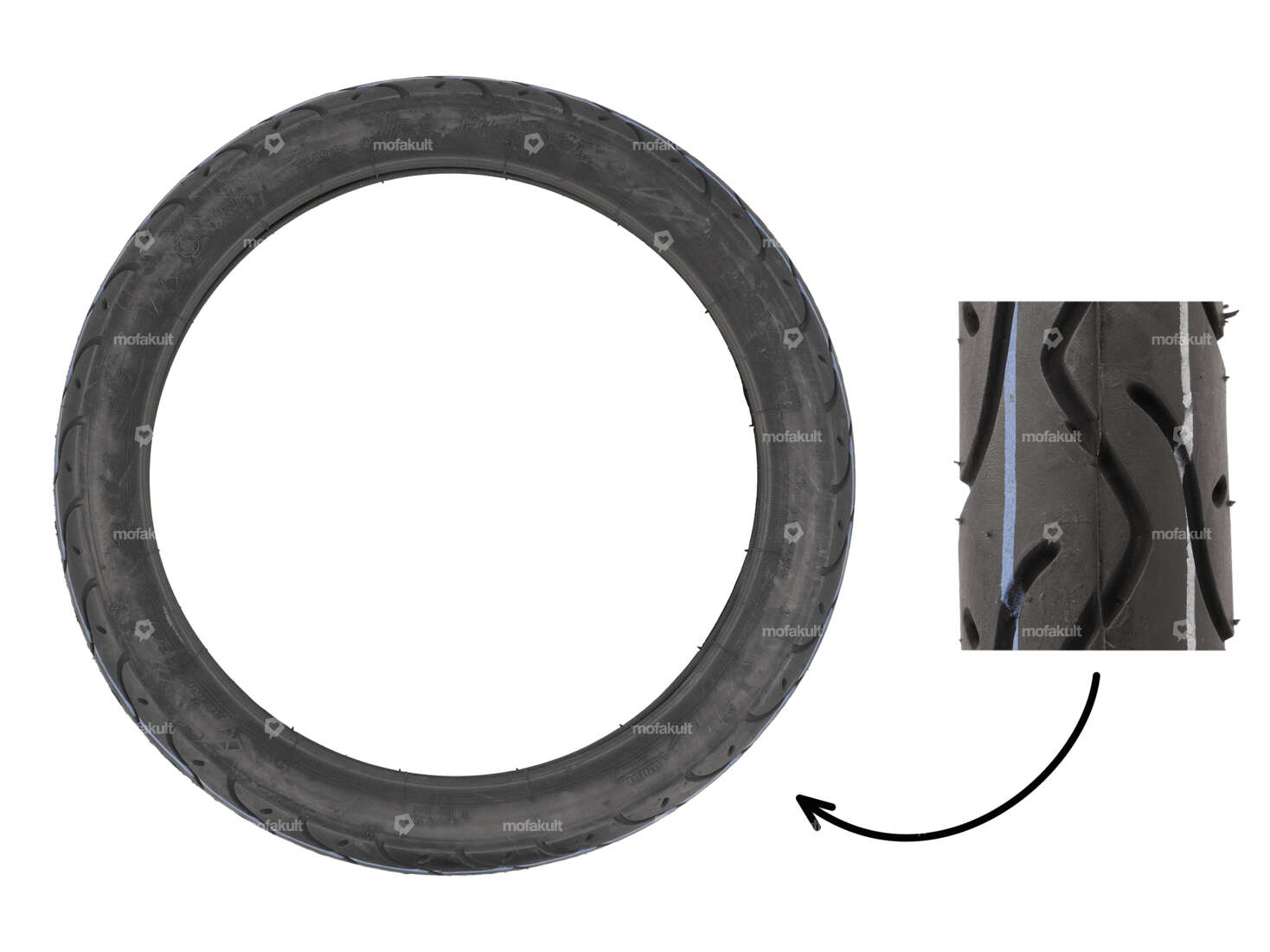 Pneu VeeRubber 2.25 x 16" VRM099 (V099) Semi-Slick Carousel Image 1