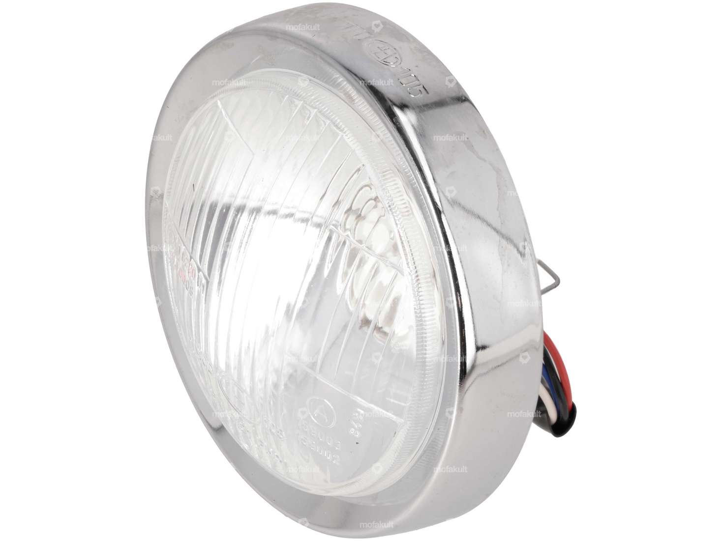 CEV lamp head Typo 105 (large rim) with connectors NOS Carousel Image 1