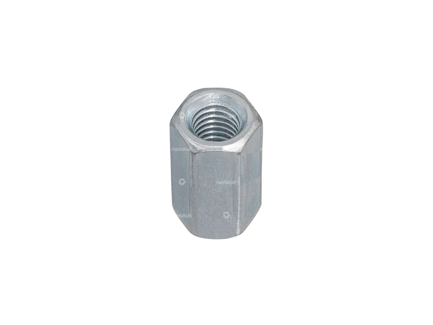 Nut M6 extra high galvanized Carousel Image 1