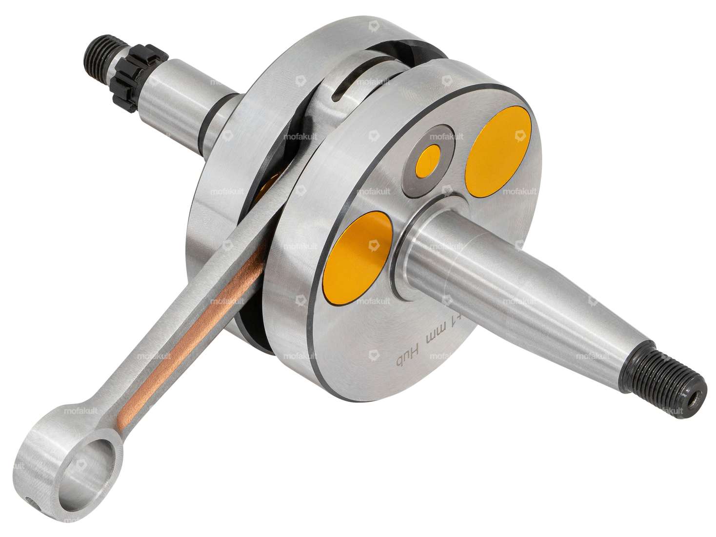 swiing® ingenious Kurbelwelle «High End» (+1 mm Hub) | Puch X30 NS / NL (Z50) Carousel Image 2