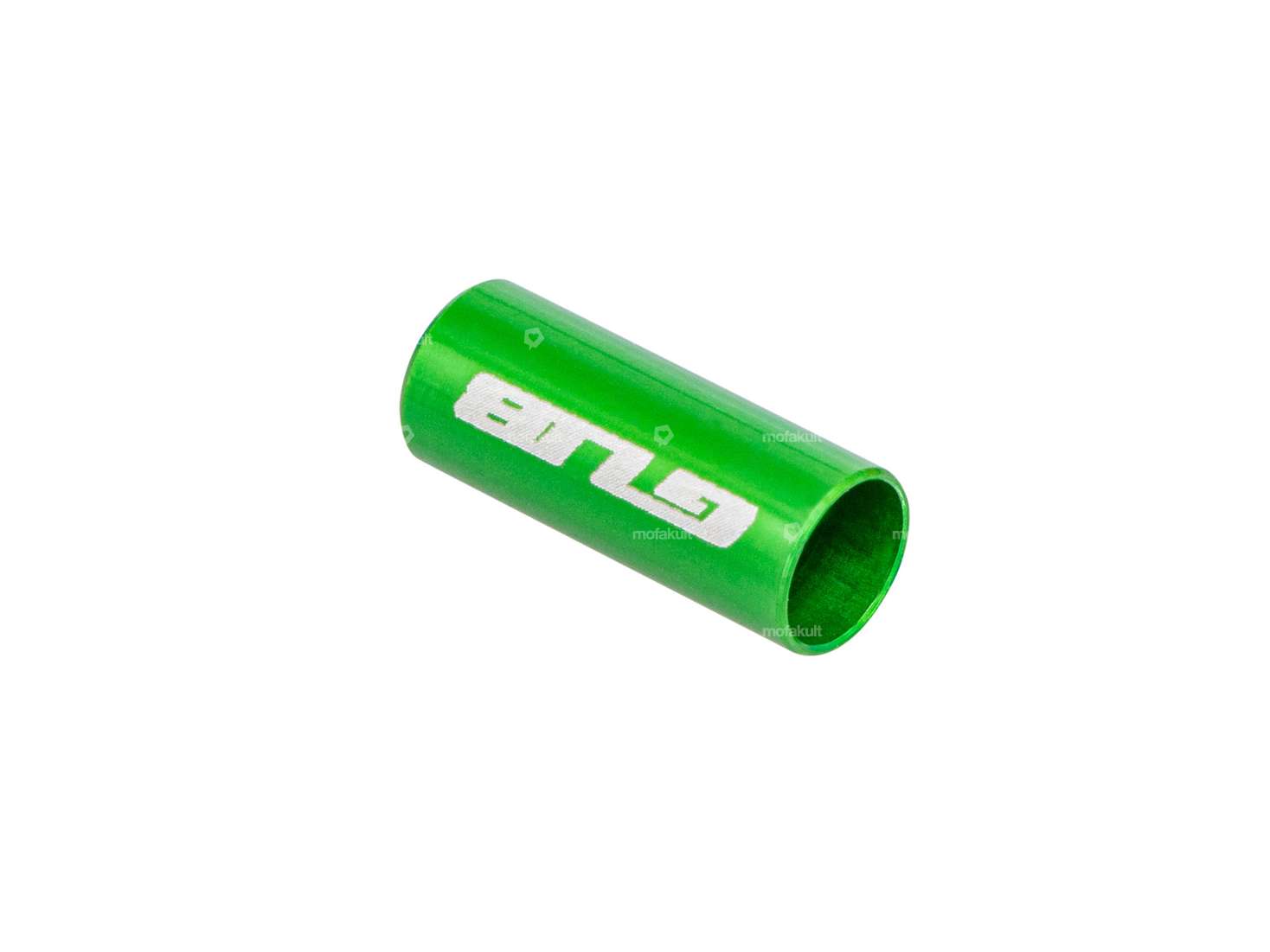 Cable end sleeve 5 mm aluminium green anodized Carousel Image 2